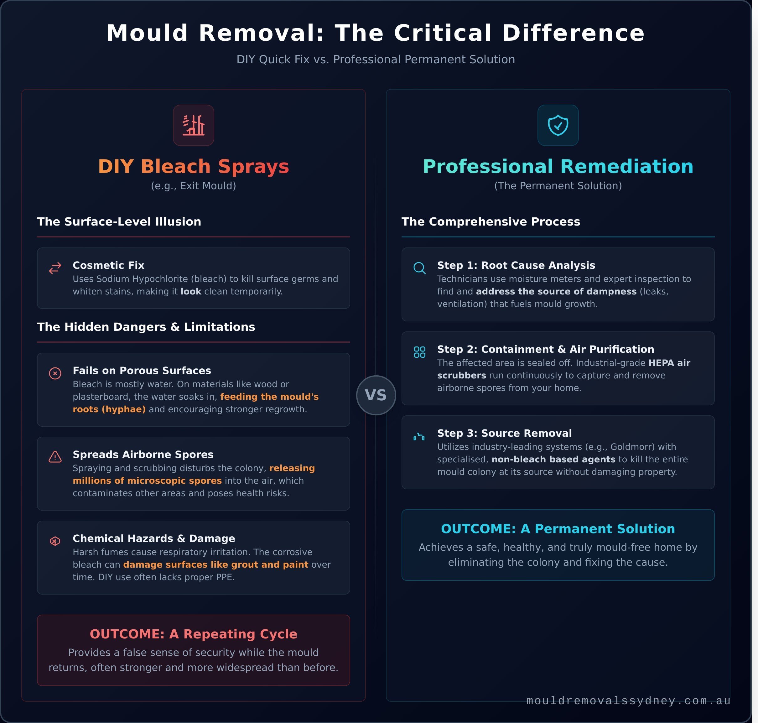 Exit Mould vs. Professional Cleaning: What Sydney Homeowners Need to Know