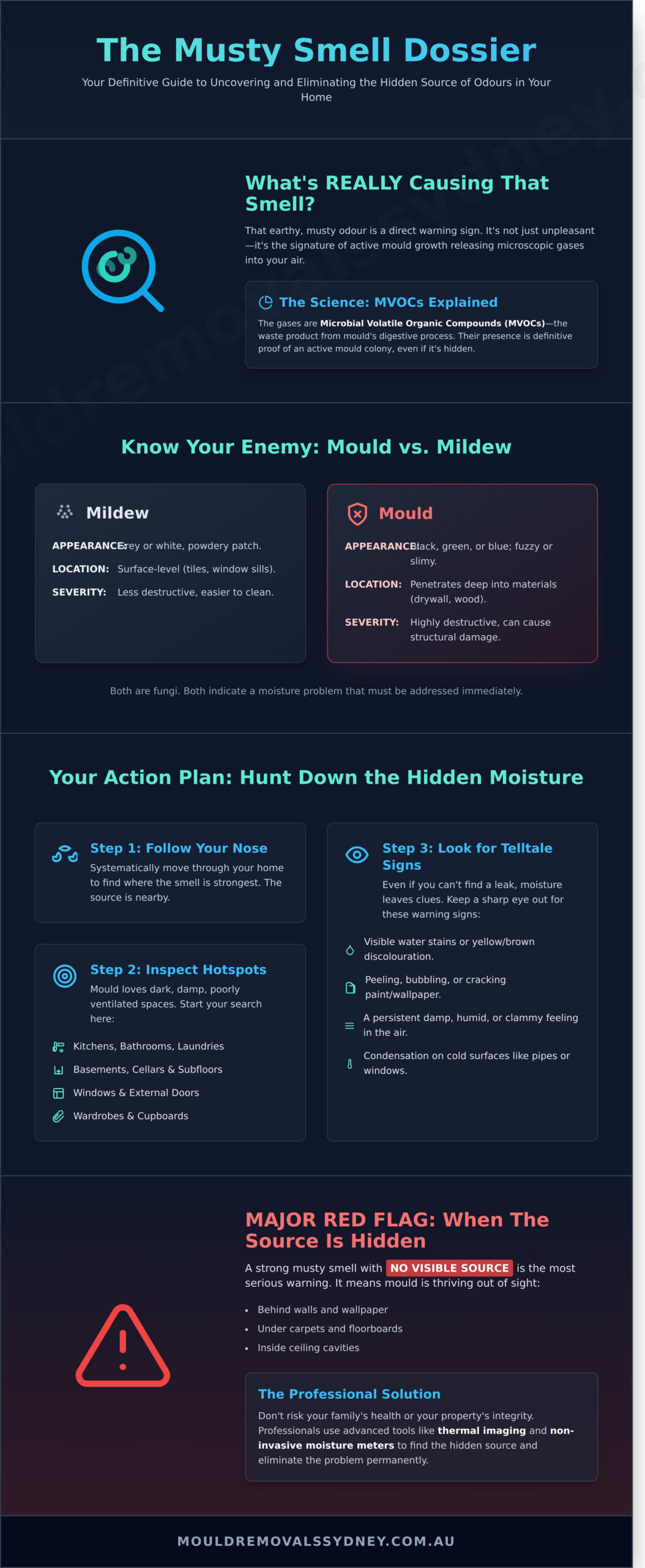 How to Get Rid of Musty Smells in Your House for Good - Infographic