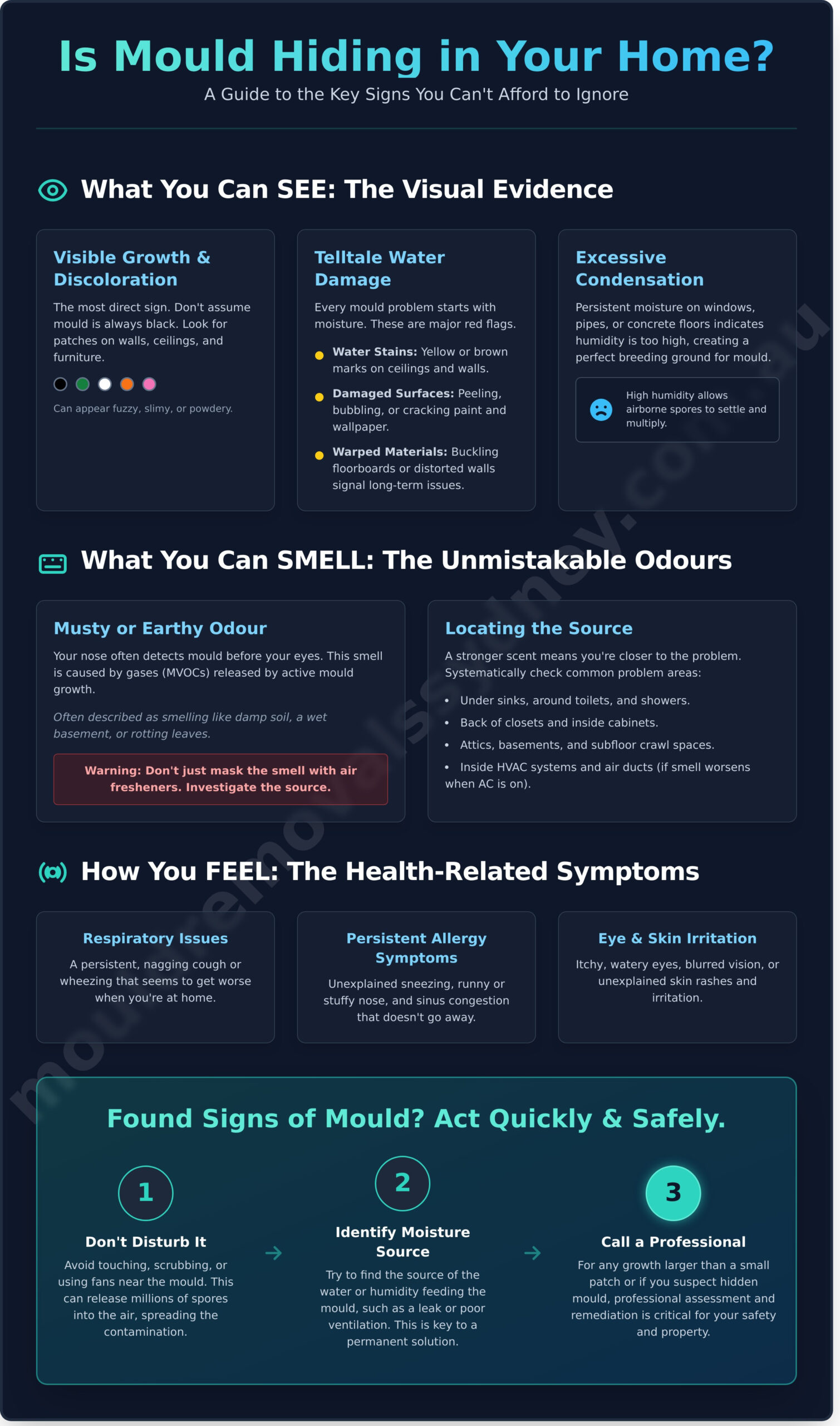 10 Key Signs of Mould in Your House You Shouldn’t Ignore - Infographic