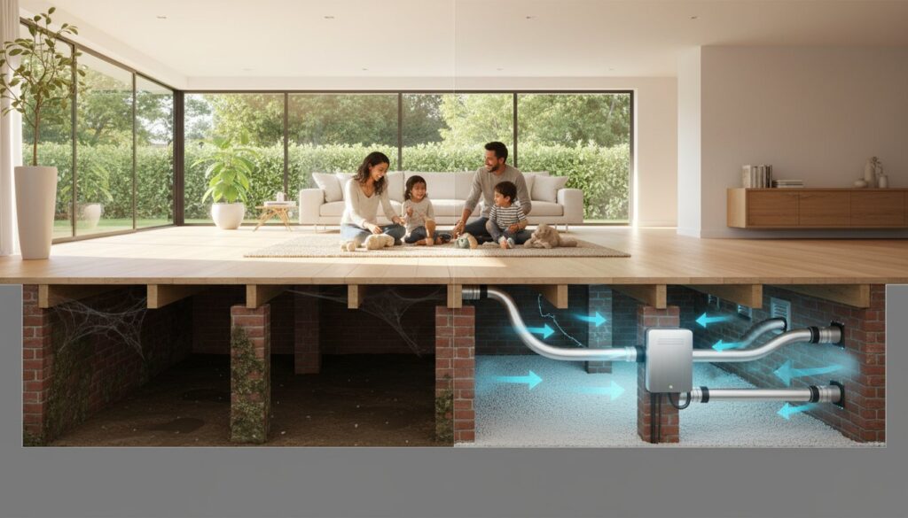 Benefits of a Subfloor Ventilation System: A Homeowner's Guide