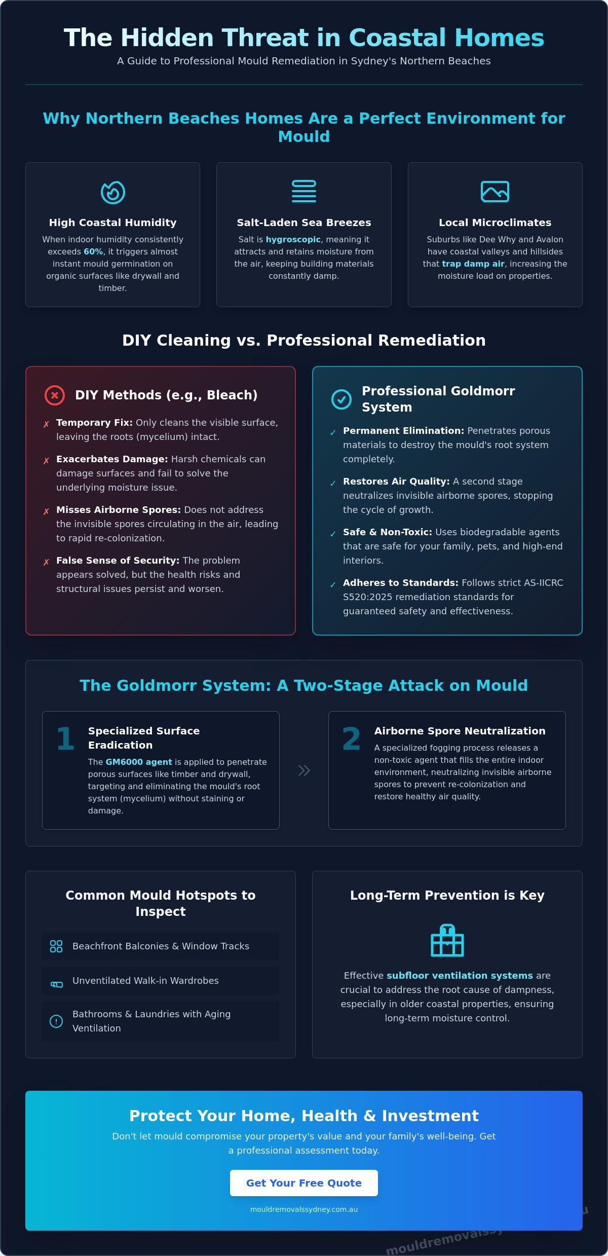 Expert Mould Removal Northern Beaches: Safe & Guaranteed Remediation