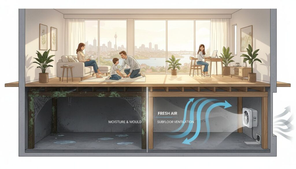 Subfloor Ventilation: The Ultimate Guide to a Dry & Healthy Home