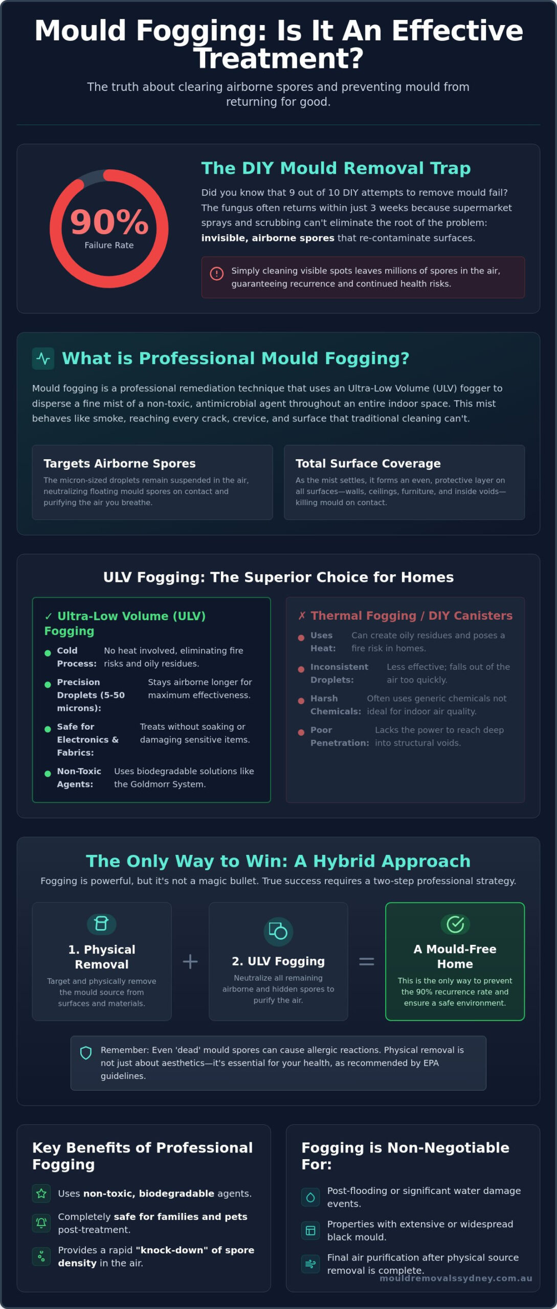 Is Mould Fogging Effective? Expert Mould Removal Guide