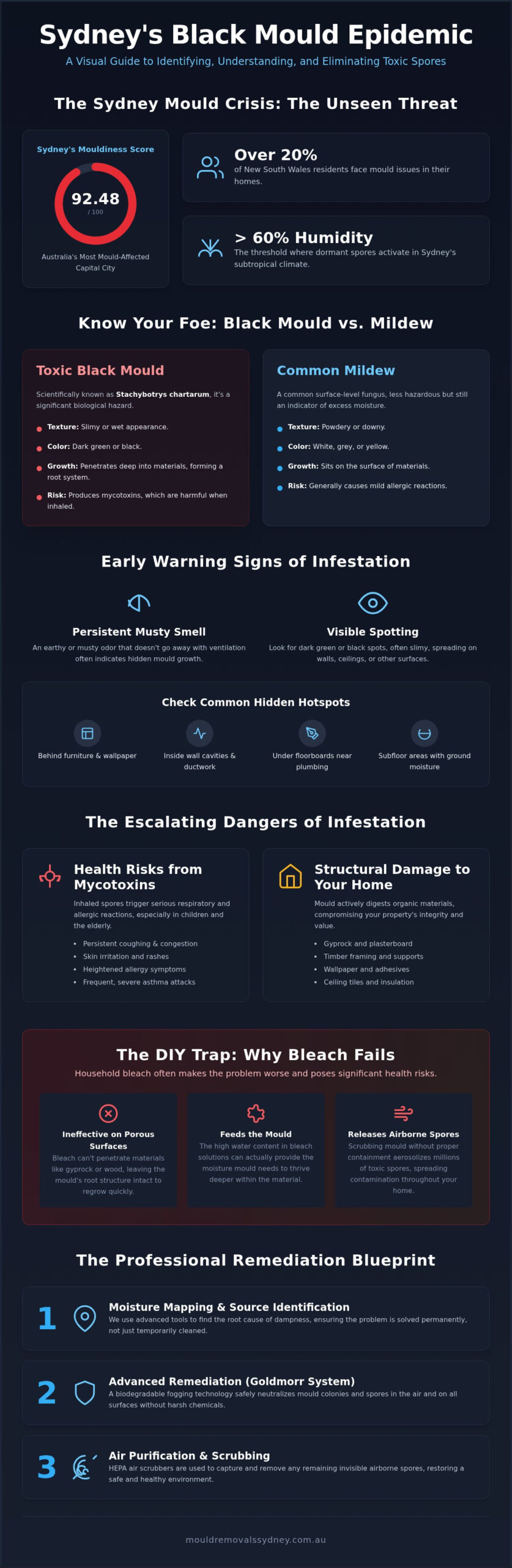 Professional Black Mould Removal Sydney: The Complete 2026 Expert Guide