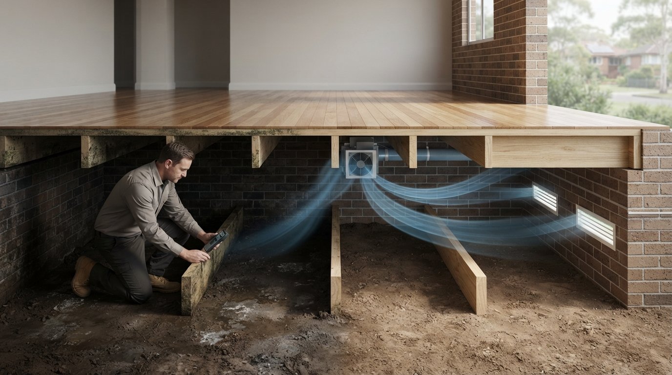 Subfloor Dampness Solutions Sydney: Stop Mould at Source