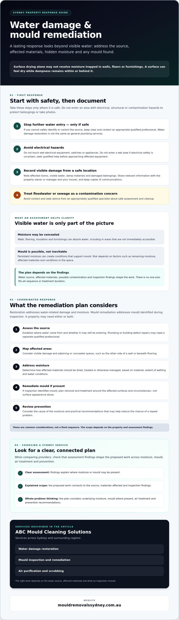 Sydney Water Damage & Mould Remediation: Expert Guide